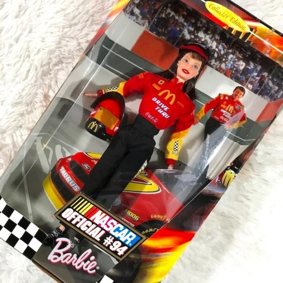 NWOT Collector Edition NASCAR Official #94 Barbie Doll